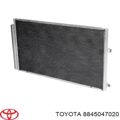 Radiador de aparelho de ar condicionado Toyota 8845047020 preço, a partir de 99,12 USD