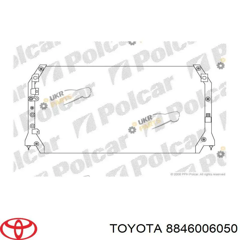 Compre 606TY1020 TYC Radiador de aparelho de ar condicionado