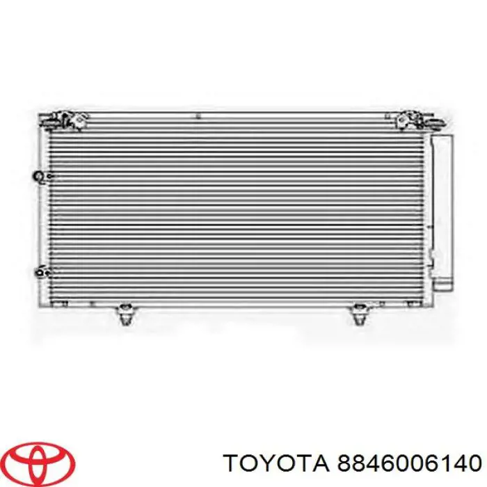 Radiador de aparelho de ar condicionado Toyota 8846006140 preço, a partir de 104,35 USD