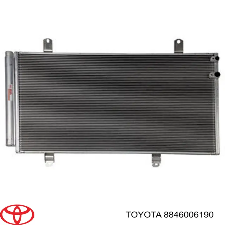 Radiador de aparelho de ar condicionado Toyota 8846006190 preço, a partir de 104,74 USD