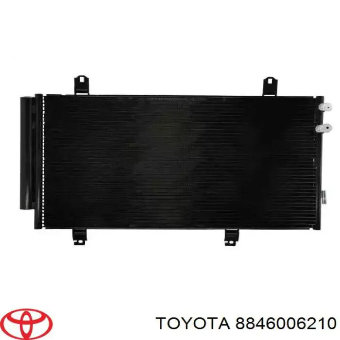 8846006210 Toyota Radiador de aparelho de ar condicionado