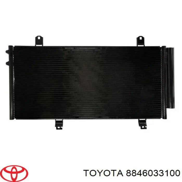Radiador de aparelho de ar condicionado Toyota 8846033100 preço, a partir de 105,93 USD