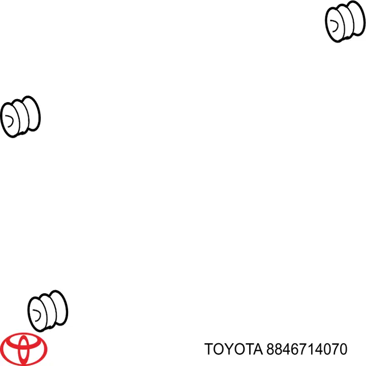 Compre 8846714070 Toyota Radiador de aparelho de ar condicionado