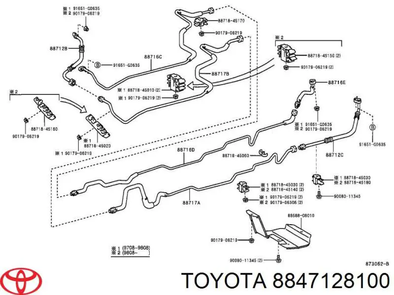 Tanque de recepção do secador de aparelho de ar condicionado Toyota 8847128100 preço, a partir de 80,44 USD