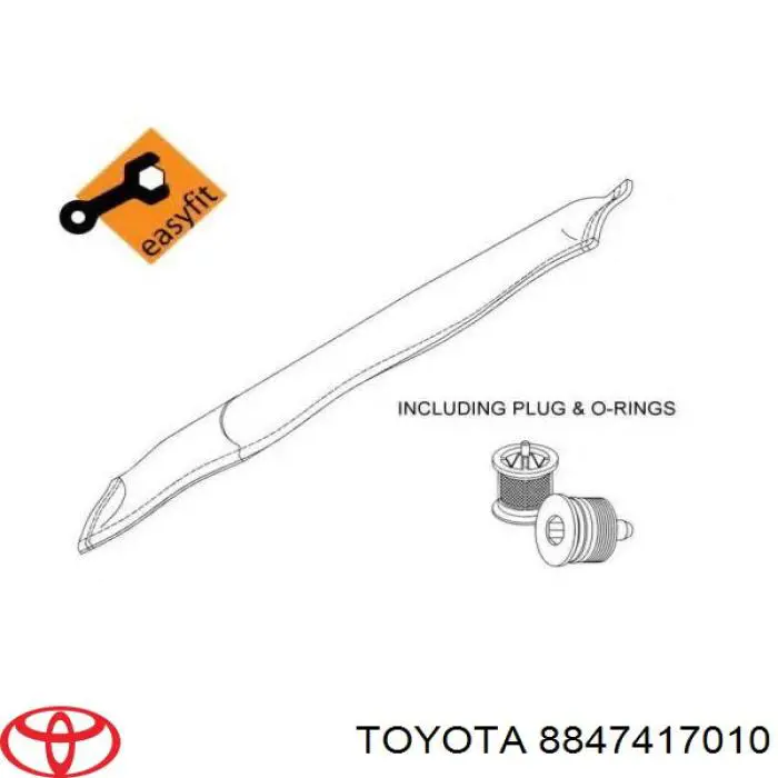 Tanque de recepção do secador de aparelho de ar condicionado Toyota 8847417010 preço, a partir de 35,61 USD