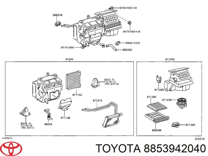  Toyota 8853942040 preço, a partir de 43,92 USD