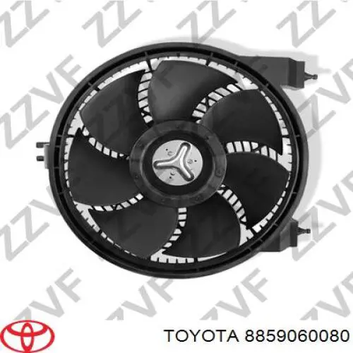 Ventilador elétrico de aparelho de ar condicionado montado (motor + roda de aletas) Toyota 8859060080 preço, a partir de 73,03 USD