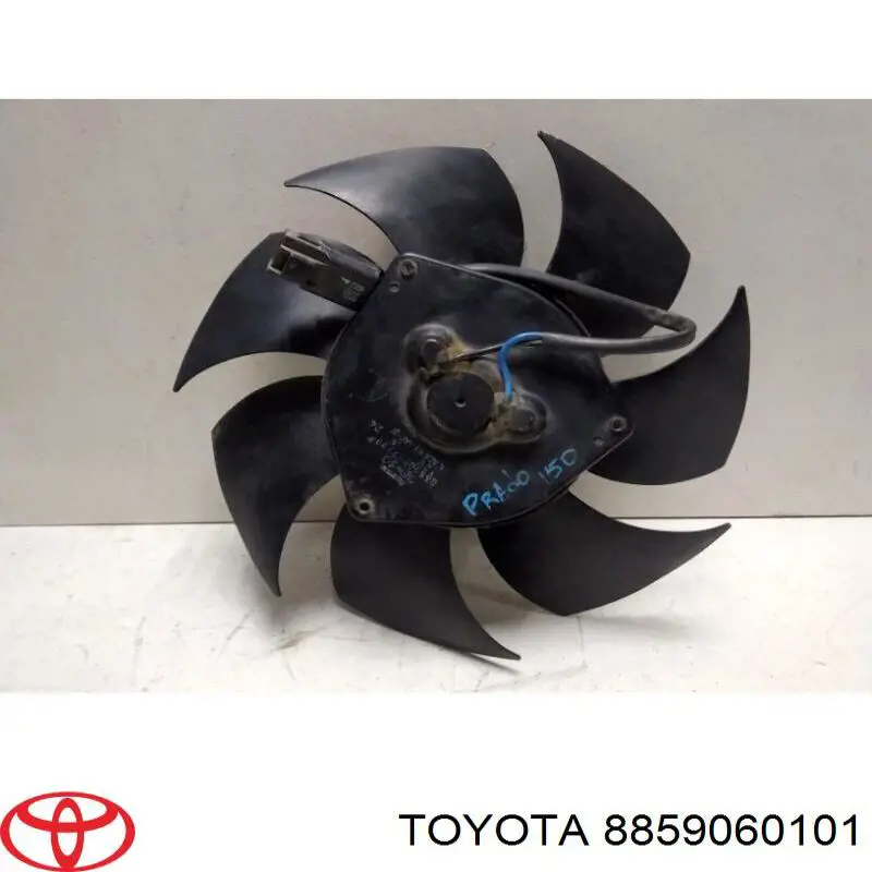 0650007290 Toyota Difusor do radiador de aparelho de ar condicionado, montado com roda de aletas e o motor