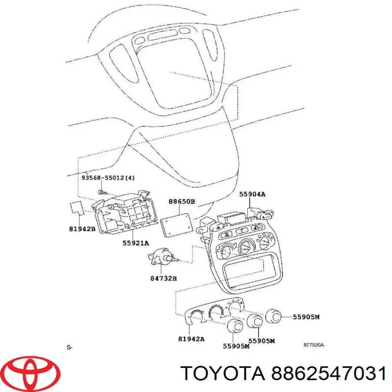 Compre 8862547031 Toyota Sensor de iluminação