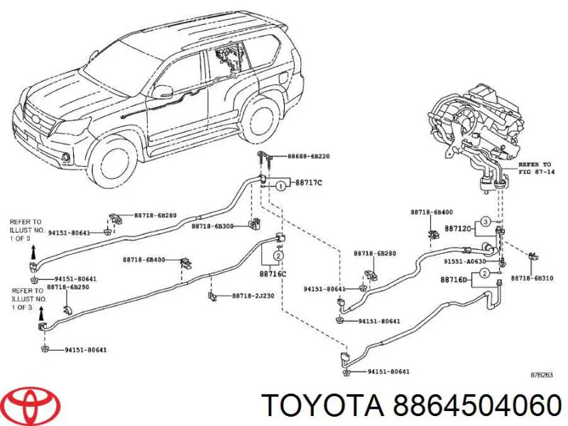  Toyota 8864534010 preço, a partir de 98,17 USD