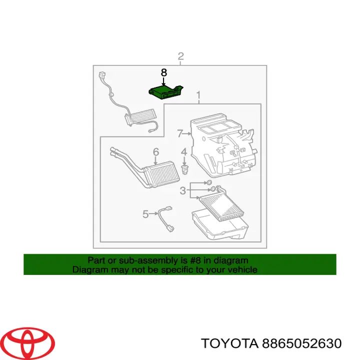  Toyota 8865052630 preço, a partir de 155,20 USD