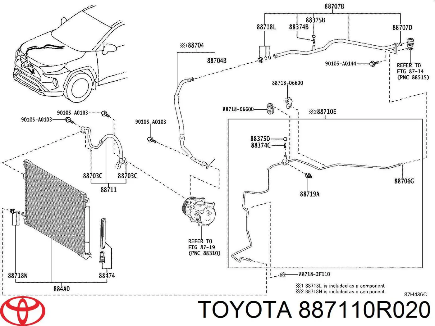 887110R020 Toyota 