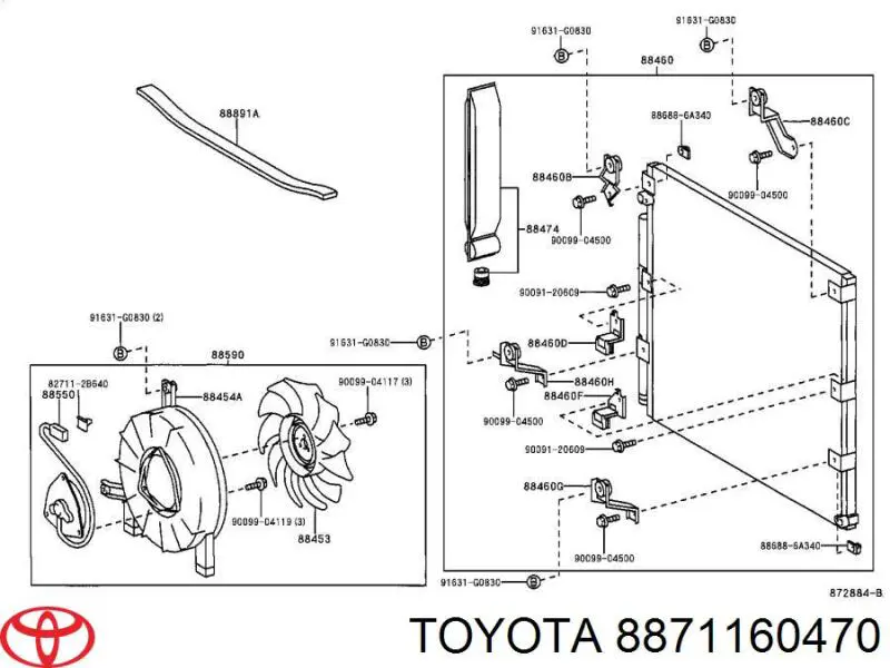  Toyota 8871160470 preço, a partir de 476,86 USD