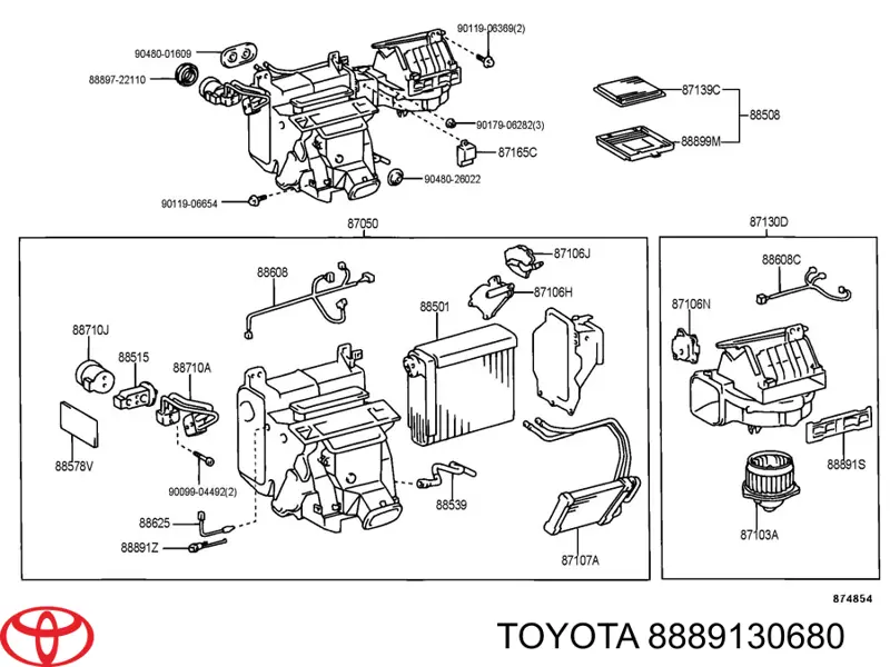  Toyota 8889130680 preço, a partir de 12,17 USD