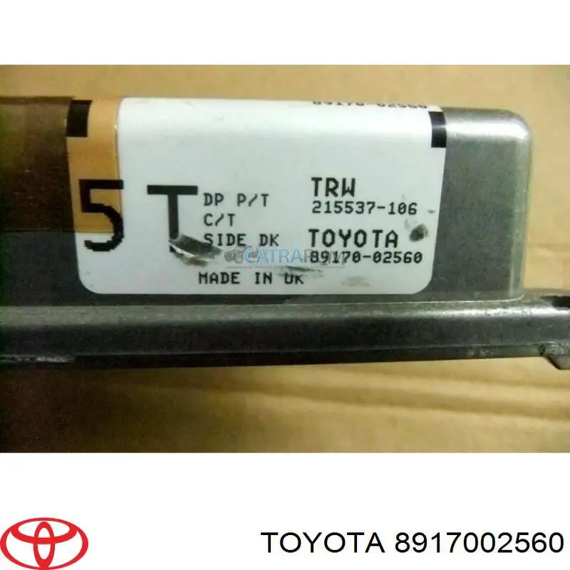 Compre 8917002560 Toyota Módulo processador de controlo da bolsa de ar (Centralina eletrônica AIRBAG)