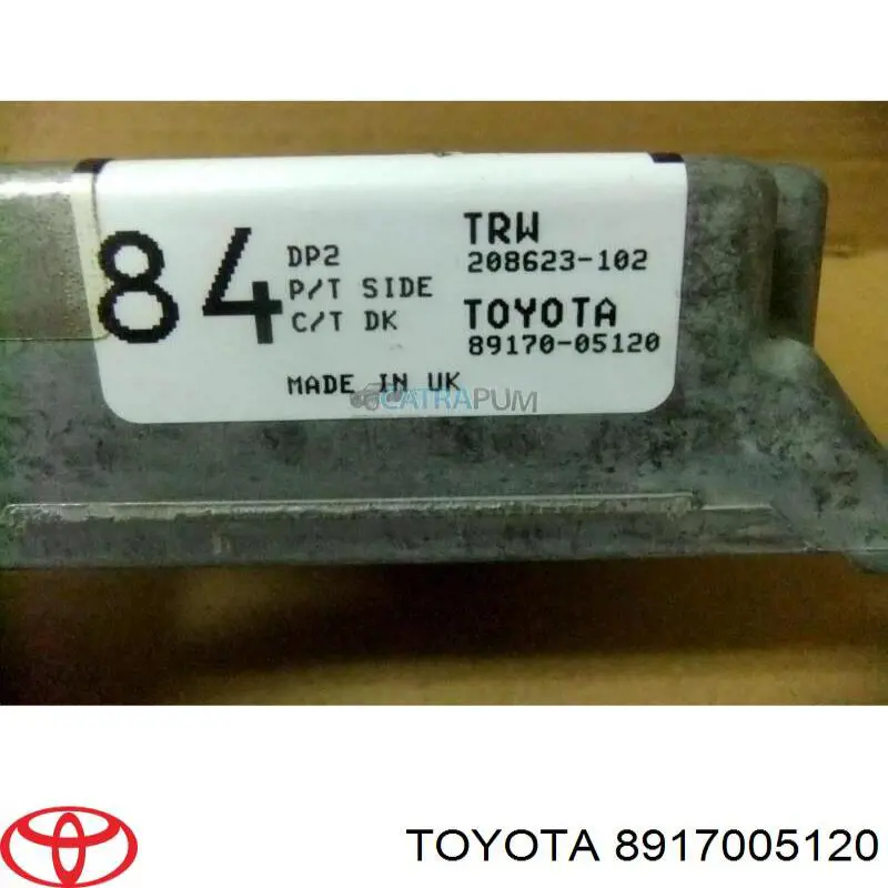 Compre 8917005120 Toyota Módulo processador de controlo da bolsa de ar (Centralina eletrônica AIRBAG)