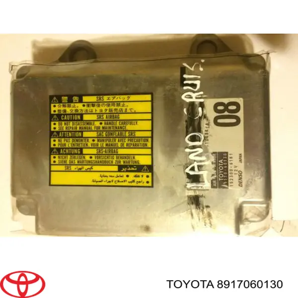 8917060130 Toyota Módulo processador de controlo da bolsa de ar (Centralina eletrônica AIRBAG)