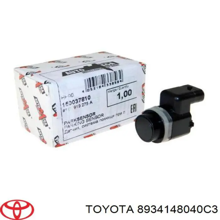 8934148040C3 Toyota Sensor dianteiro de sinalização de estacionamento (sensor de estacionamento)