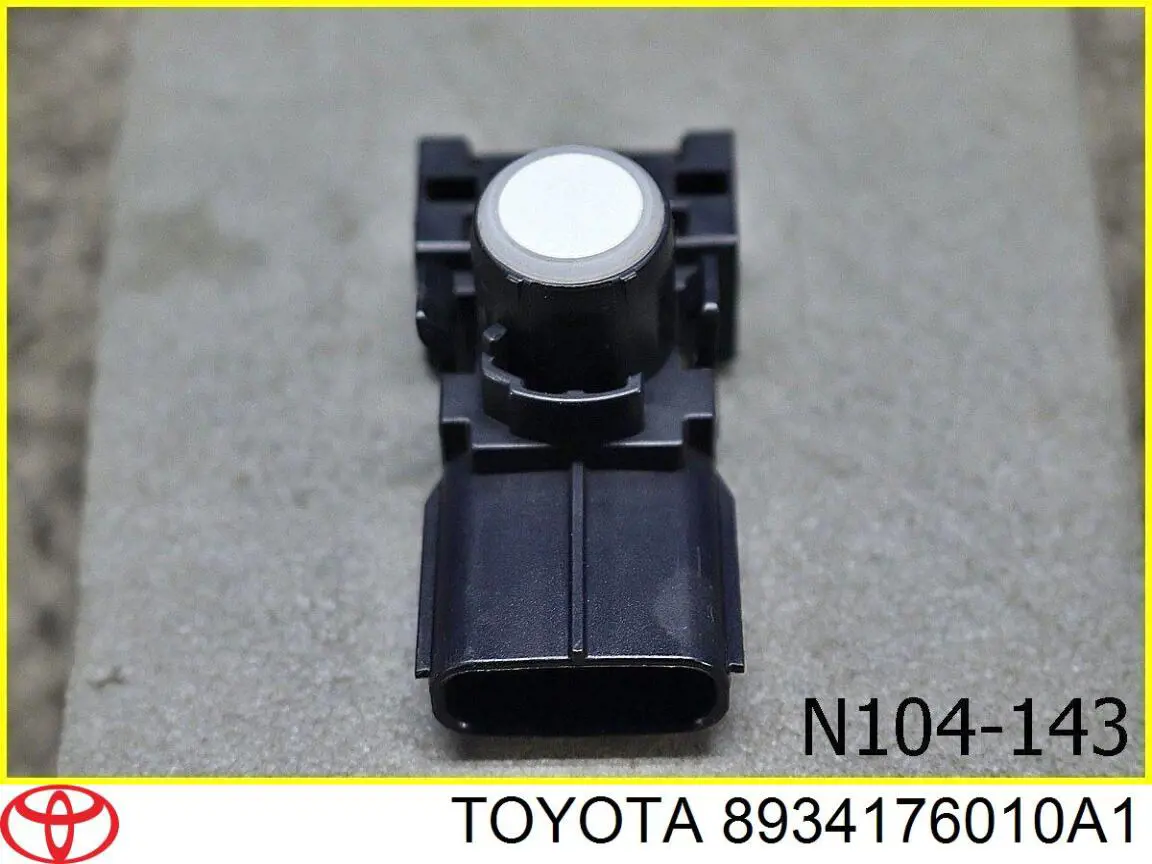 8934176010D0 Toyota Sensor de sinalização de estacionamento (sensor de estacionamento) dianteiro/traseiro lateral