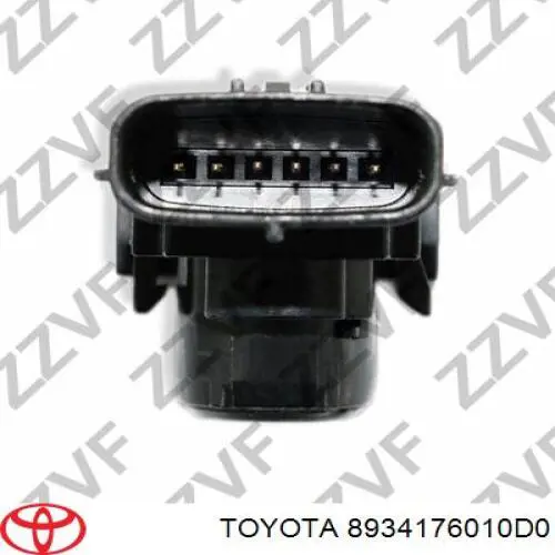 8934176010D0 Toyota Sensor de sinalização de estacionamento (sensor de estacionamento) dianteiro/traseiro lateral