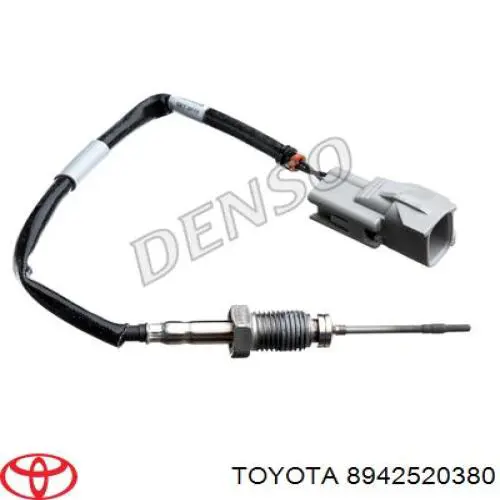Sensor de temperatura dos gases de escape (GE), antes de filtro de partículas diesel Toyota 8942520380 preço, a partir de 122,66 USD
