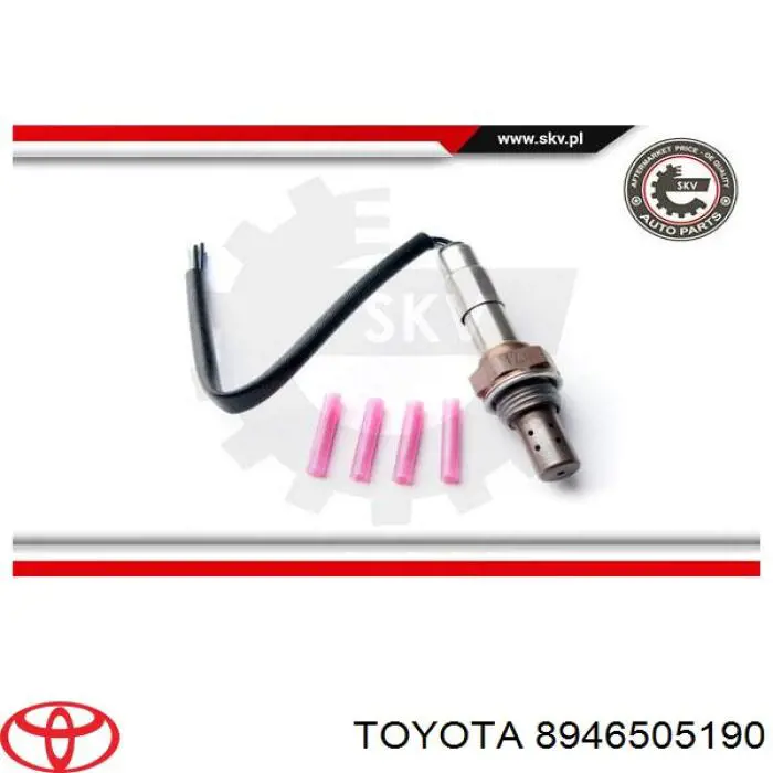 Sonda lambda, sensor de oxigênio 8946505190 Toyota
