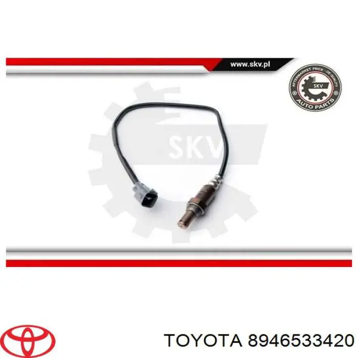 8946533420 Toyota Sonda lambda, sensor direito de oxigênio depois de catalisador