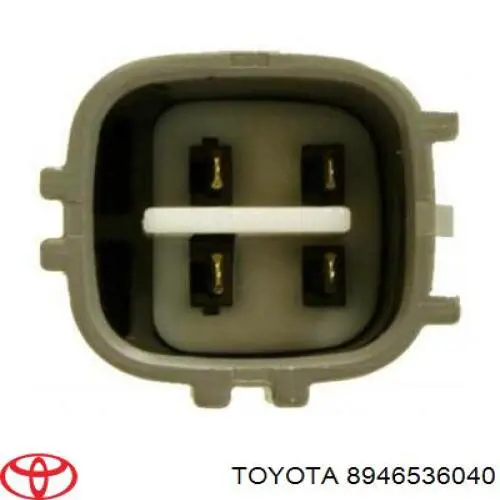 Sonda lambda, sensor direito de oxigênio depois de catalisador Toyota 8946536040
