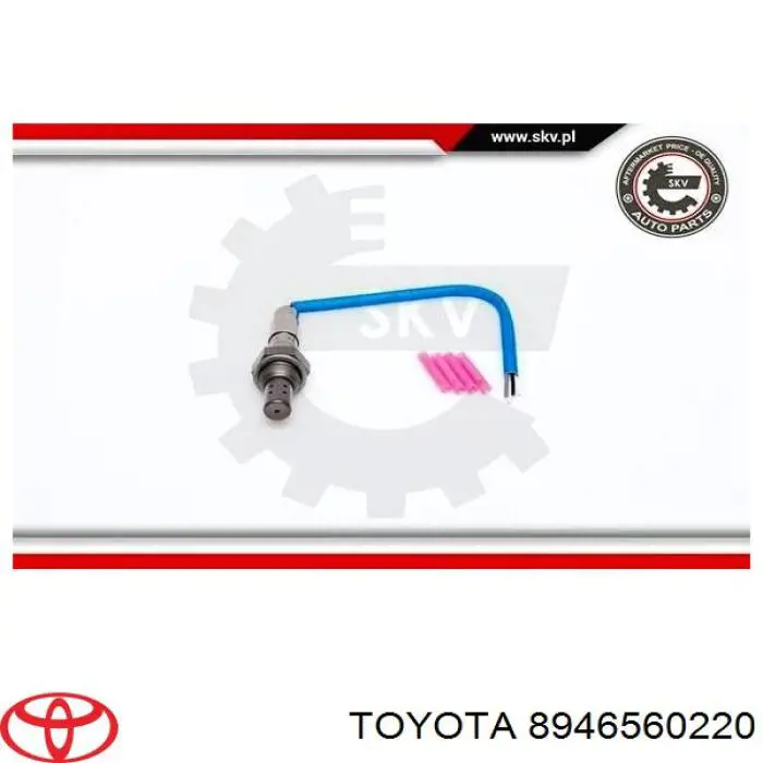 Compre 8946560220 Toyota Sonda lambda, sensor de oxigênio depois de catalisador