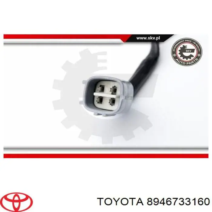 Compre 8946733160 Toyota Sonda lambda, sensor de oxigênio até o catalisador