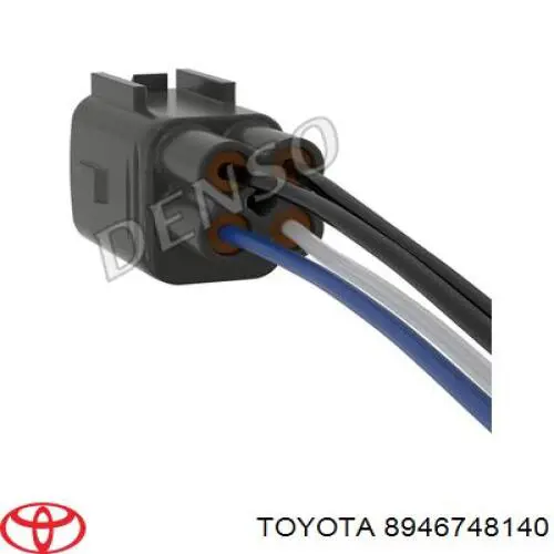 Sonda lambda, sensor de oxigênio até o catalisador 8946748140 Toyota
