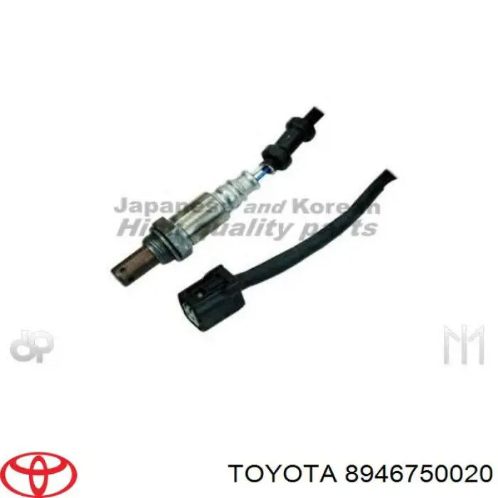Sonda lambda, sensor direito de oxigênio até o catalisador Toyota 8946750020 preço, a partir de 376,66 USD