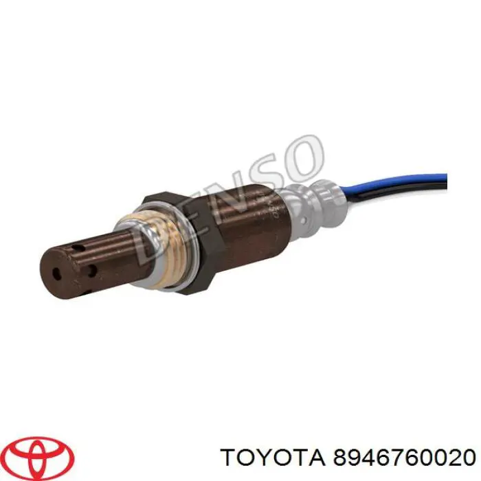 8946760020 Toyota Sonda lambda, sensor direito de oxigênio até o catalisador