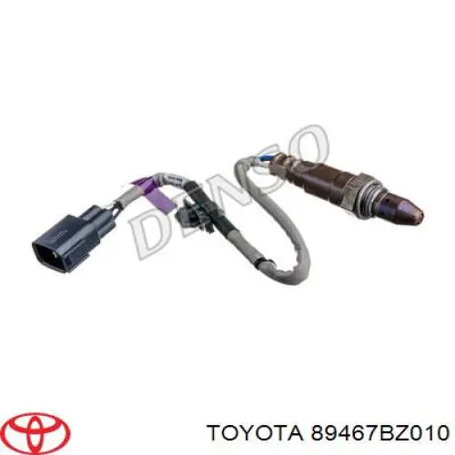 89467BZ010 Toyota Sonda lambda, sensor de oxigênio até o catalisador