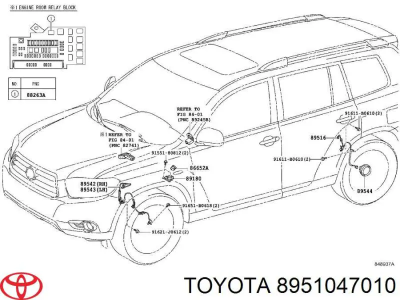 Sensor de posição de pedal de embraiagem Toyota 8951047010 preço, a partir de 54,48 USD