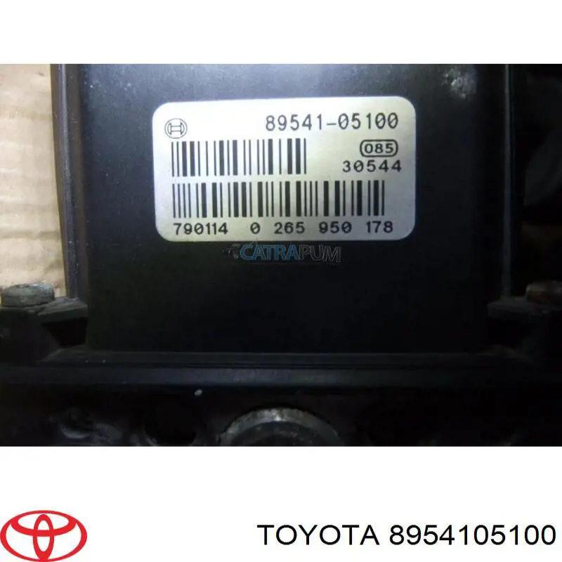 8954105100 Toyota Unidade hidráulico de controlo ABS