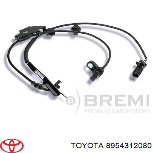Sensor ABS dianteiro esquerdo Toyota 8954312080 preço, a partir de 21,32 USD
