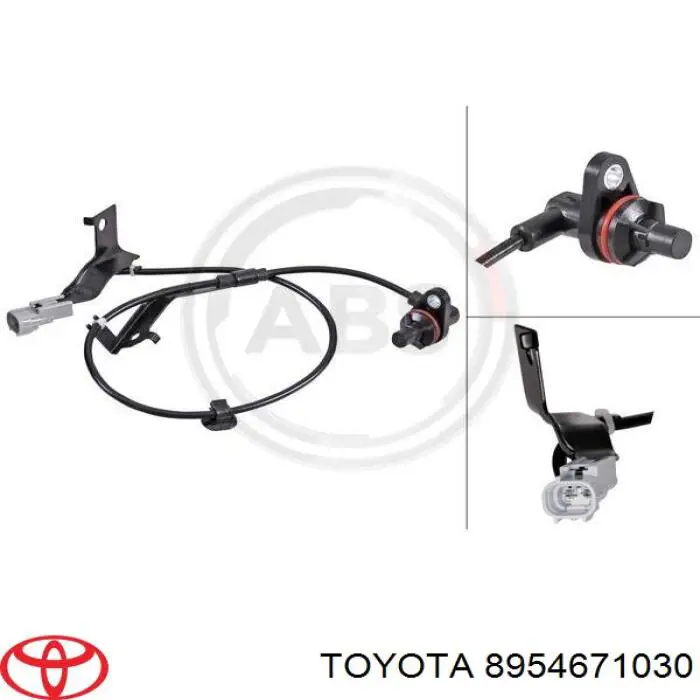 Sensor ABS traseiro esquerdo Toyota 8954671030 preço, a partir de 27,18 USD