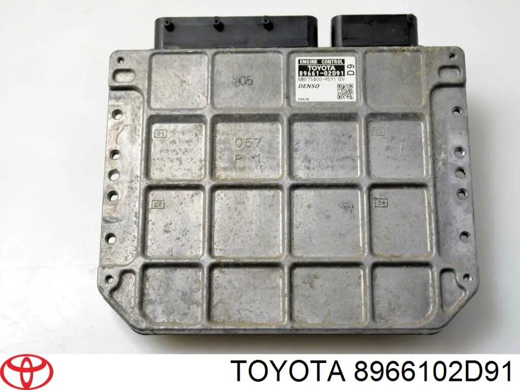 8966102D91 Toyota Módulo de direção (Centralina eletrônica) de motor