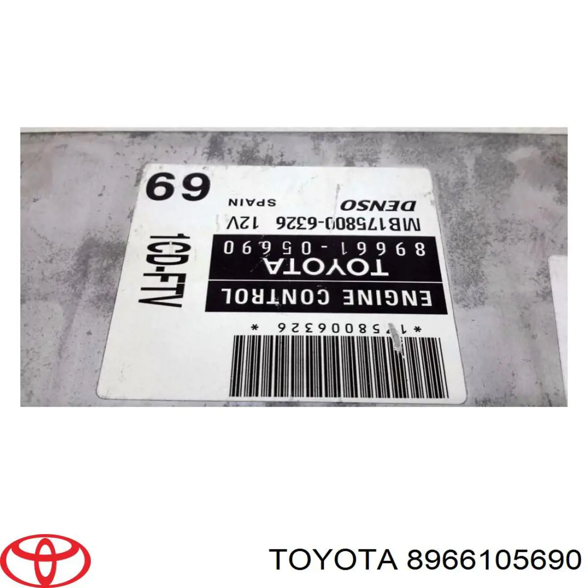 Compre 8966105690 Toyota Módulo de direção (Centralina eletrônica) de motor