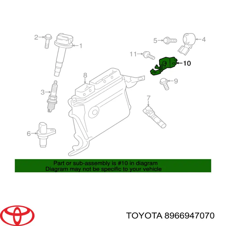 8966947070 Toyota 