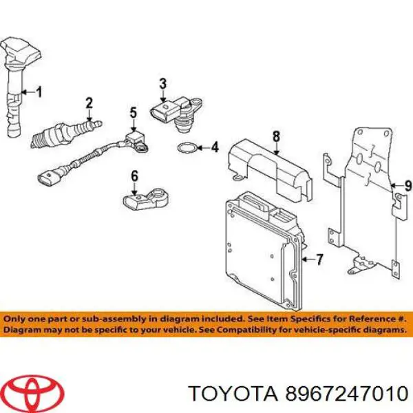 Compre 8967247010 Toyota 