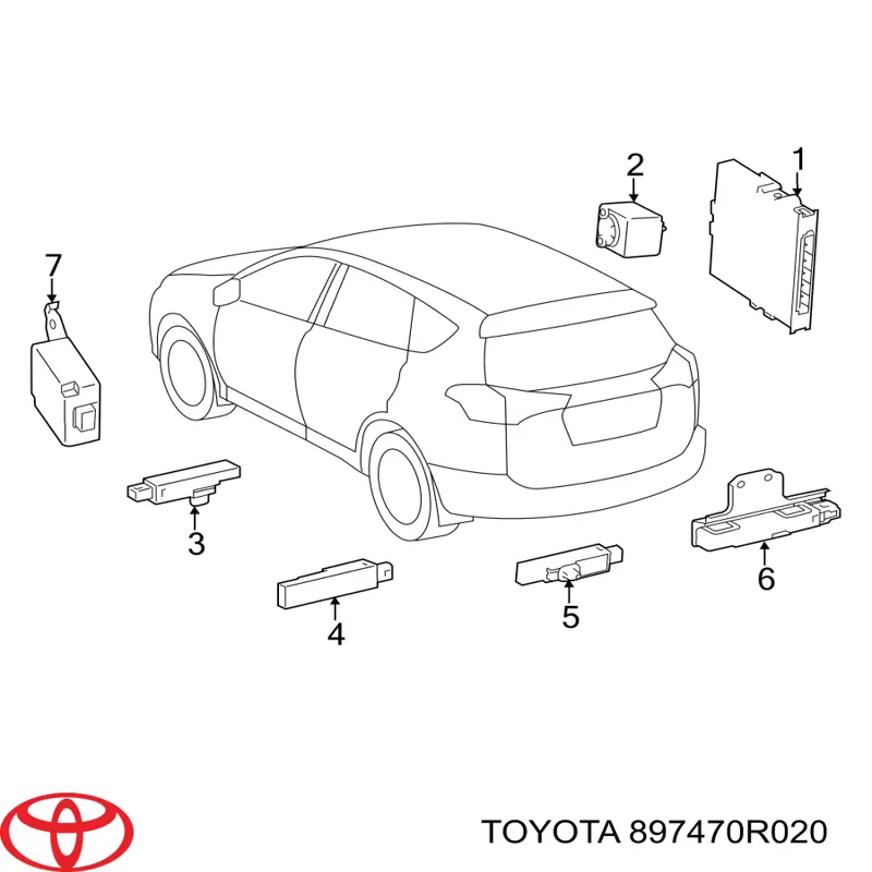  Toyota 897470R020 preço, a partir de 54,48 USD