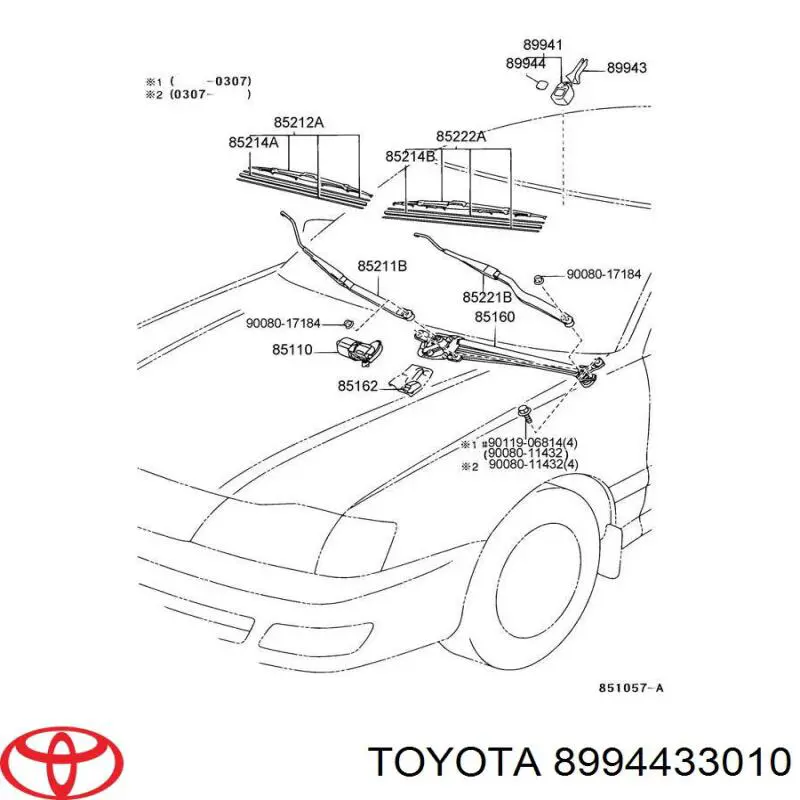 Chapa de sensor de chuva Toyota 8994433010 preço, a partir de 34,92 USD