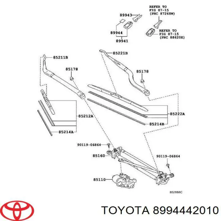 Chapa de sensor de chuva Toyota 8994442010 preço, a partir de 19,76 USD