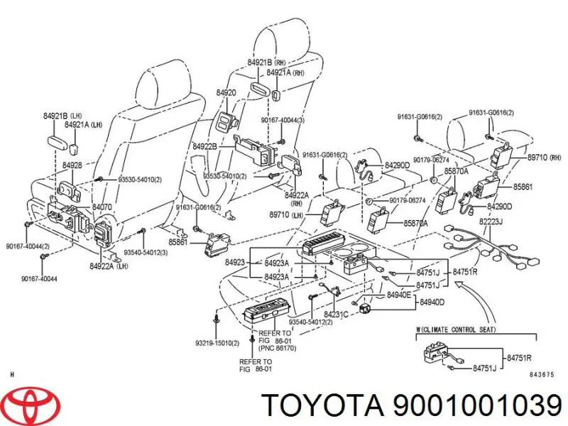 9001001039 Toyota Lâmpada de painel (de painel de dispositivos)