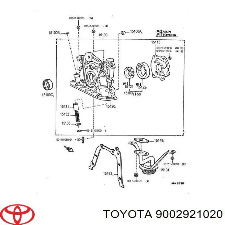 Bucim de bomba de óleo da Caixa Automática de Mudança Toyota 9002921020 preço, a partir de 6,27 USD