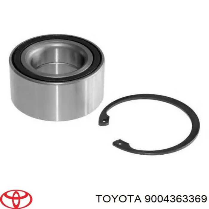9004363369 Toyota Rolamento de cubo dianteiro