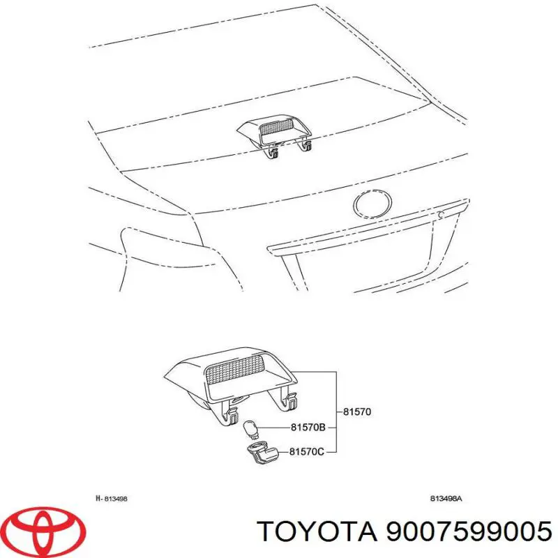 Base (casquilho) de lâmpada do sinal de parada adicional Toyota 9006981028 preço, a partir de 11,45 USD