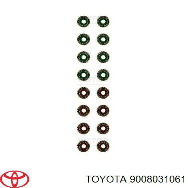 9008031061 Toyota Vedação de válvula (de óleo) de admissão